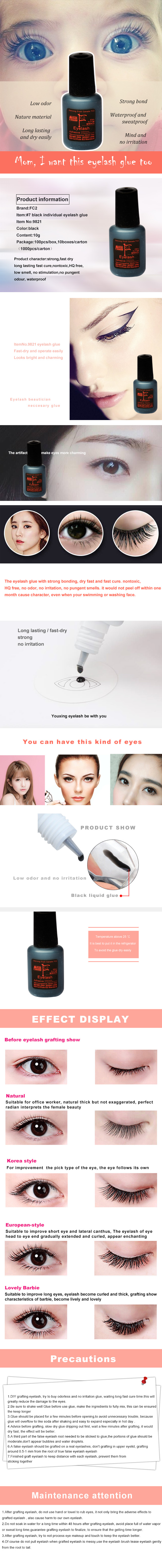10g 10# black individual eyelash