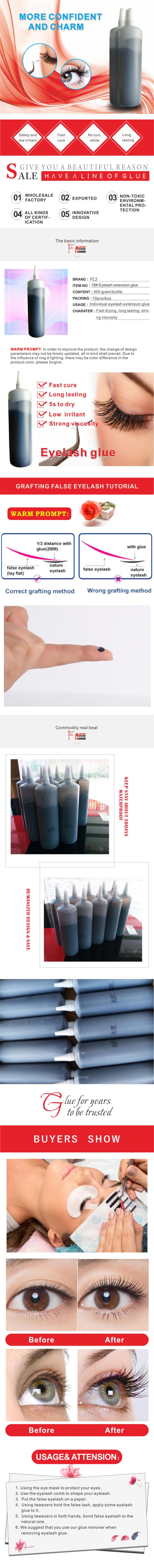 eyelash extension glue with kilo packing 